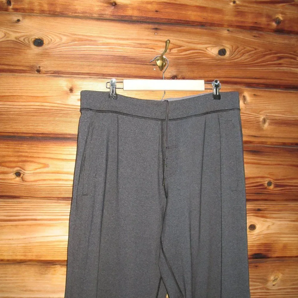 Lululemon Kung Fu Pants Heathered Black Tall 35